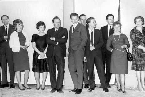 Str&ouml;msholmen staff party with their spouses, 1970s